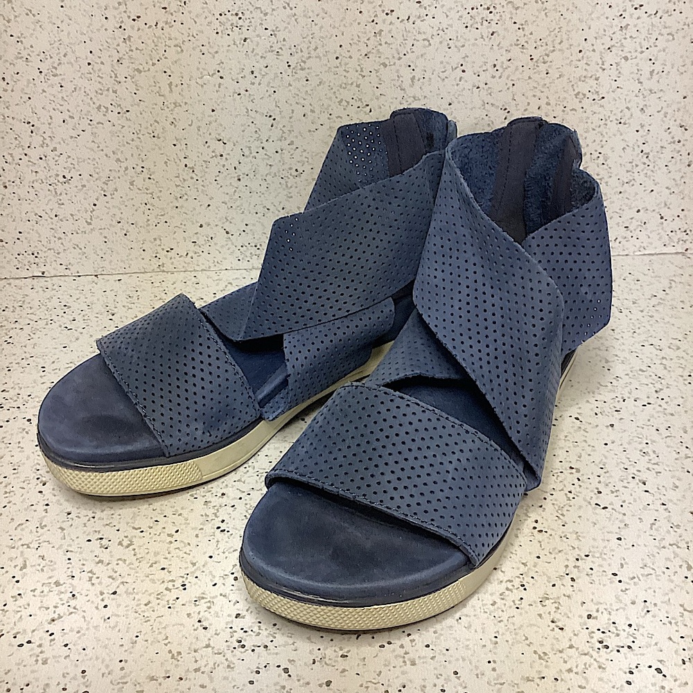Eileen Fisher sport nubuck leather sneaker sandals